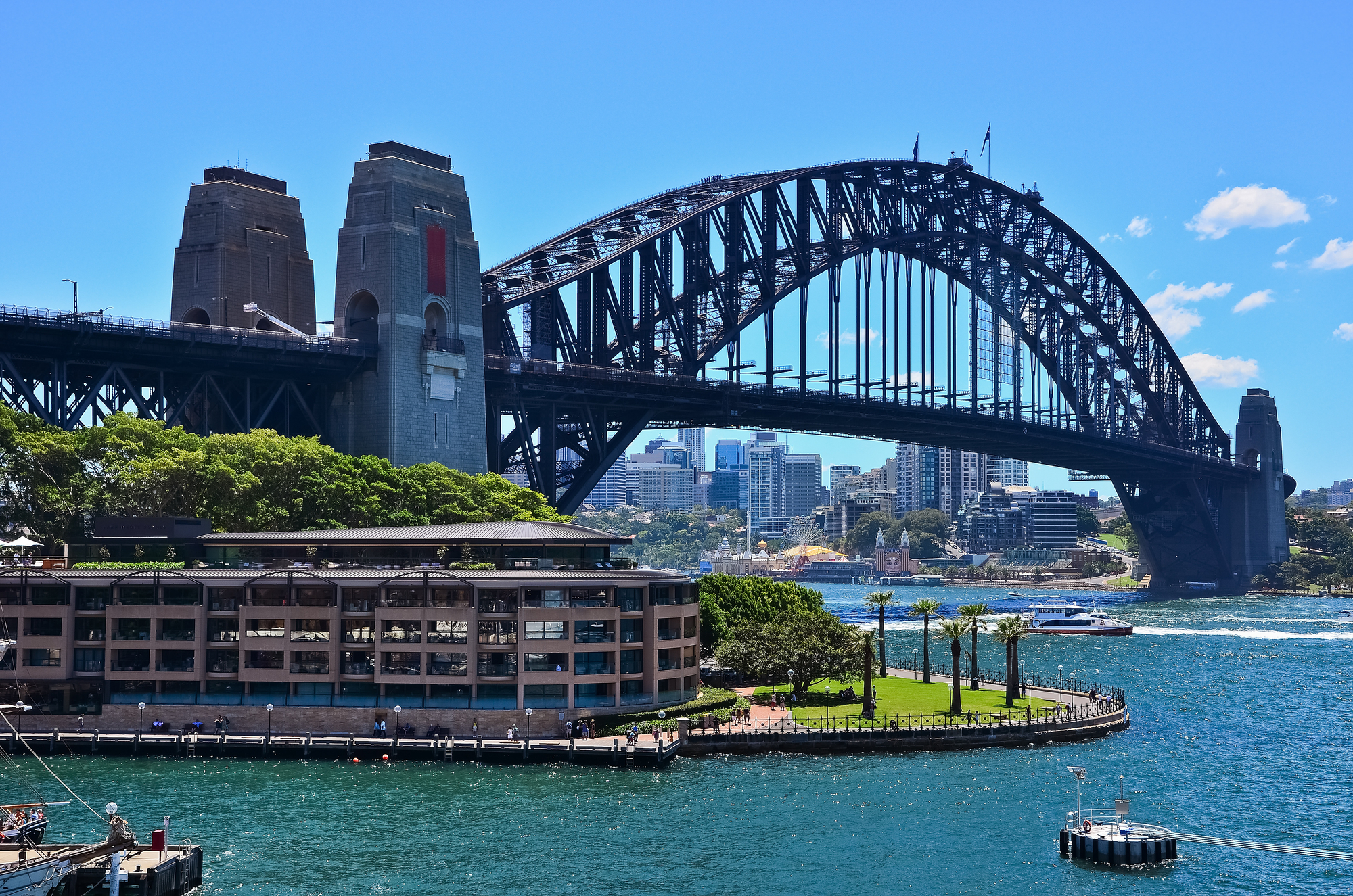 View of Sydney Harbour and Harbour Bridge Luxury Charter Cruise